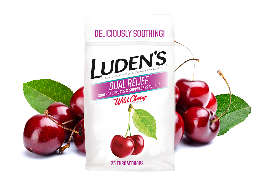 Luden's® Wild Cherry Dual Relief Cough Suppressant/Oral Lozenges